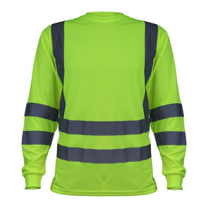 Polera Polo Dry Fit Verde Fluor M/larga Upf 25