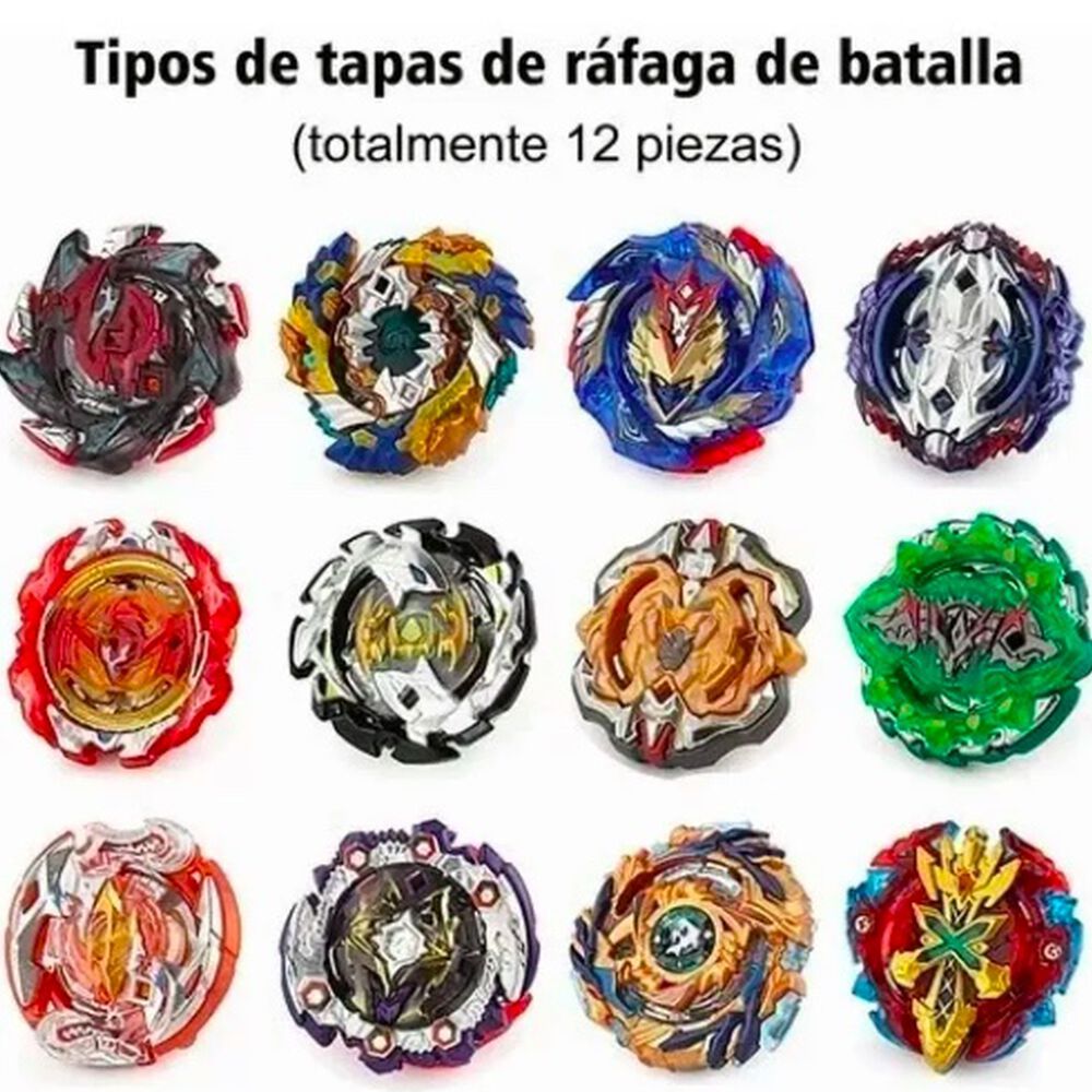 12 Estilos Bayblades Metal Fusion Beyblades Set Storage Box image number 1.0