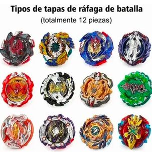 12 Estilos Bayblades Metal Fusion Beyblades Set Storage Box