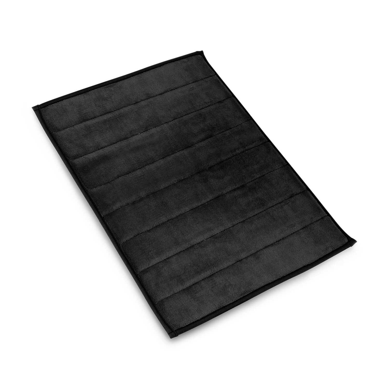 Alfombra De Ba&ntilde;o Nautica Home 40x60cm Coralina Ultra Suave Negro image number 4.0