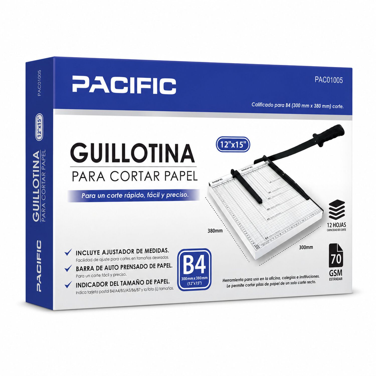 Guillotina Profesional Auto Afilable (300mm X 380mm) 11005 image number 5.0