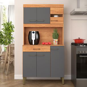 Mueble De Cocina Vekkahome Carla / 6 Puertas / 1 Caj&oacute;n