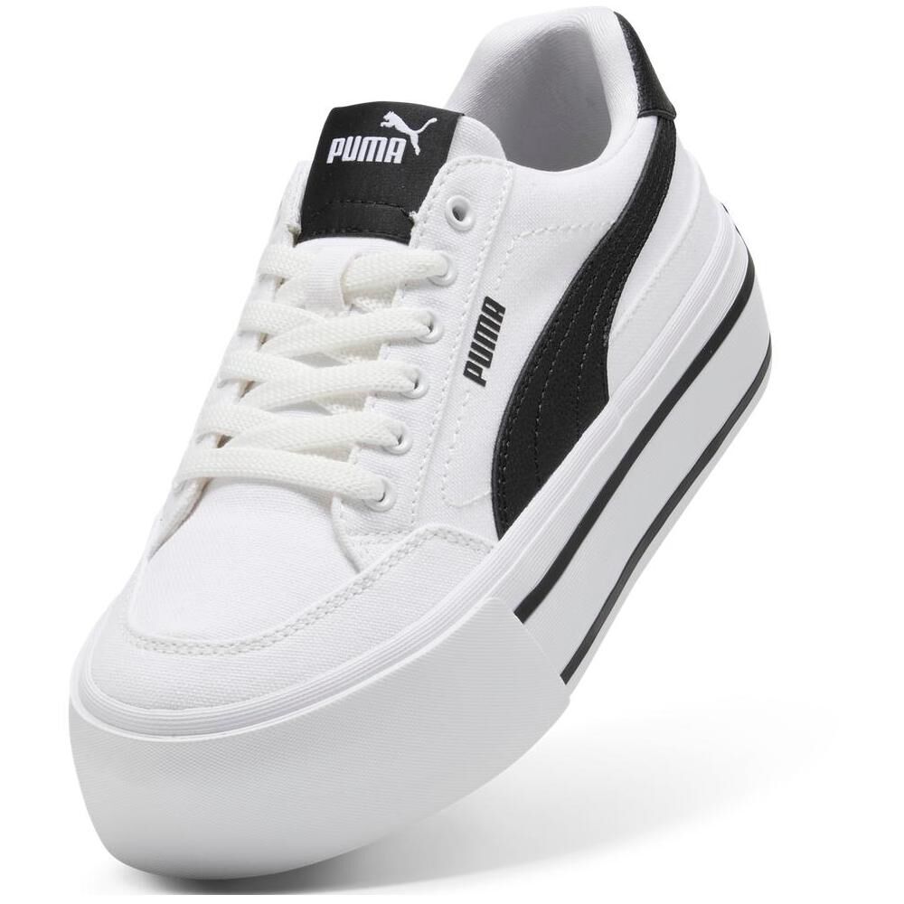 Zapatilla Urbana Mujer Puma Court Classic Vulc Fs Platform Wns Blanco image number 4.0