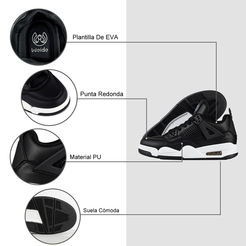 Zapatillas Deportivas Casual Mujer Con Cordones Weide Tfa202 image number 7.0