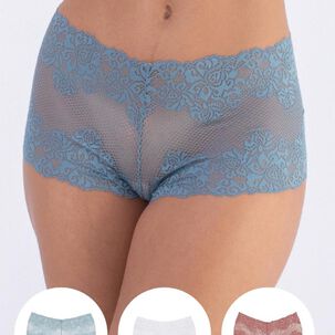 Tri Pack Pantaletas Encaje 2rios