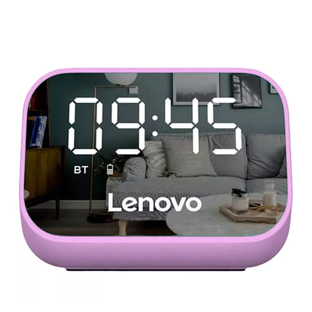 Reloj Despertador Con Parlante Bluetooth Lenovo Ts13 Rosa - Ps image number 0.0