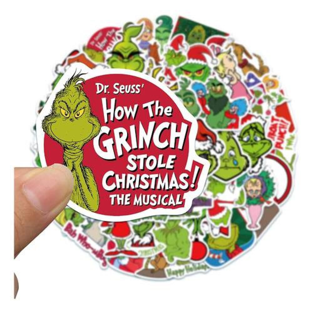 Set Stickers Calcomonias El Grinch, Odia Navidad image number 1.0