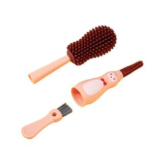Cepillo Limpia Mamadera Silicona Biberon 3 En 1