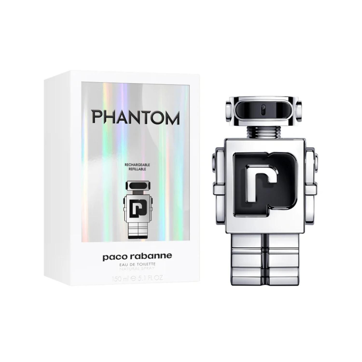 Phantom 150 Ml Edt Paco Rabanne Recargable image number 0.0