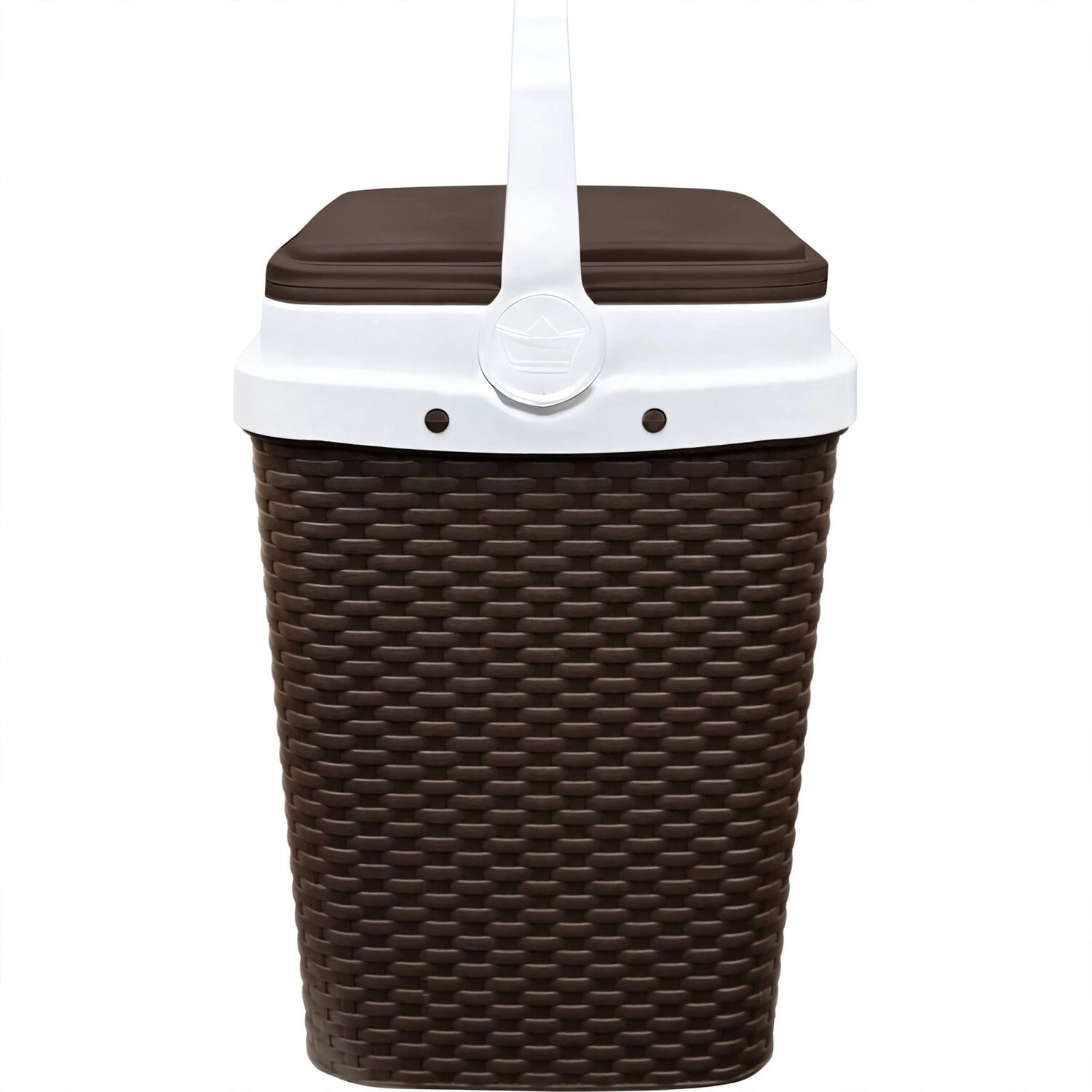 Cooler Nevera Caba Hielera Port&aacute;til 35 Litros Marca Reyplast Tapa Cafe Manilla Blanca image number 3.0