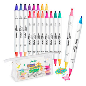 Ohuhu 16 Marcadores-destacadores 32 Colores Fina-biselada