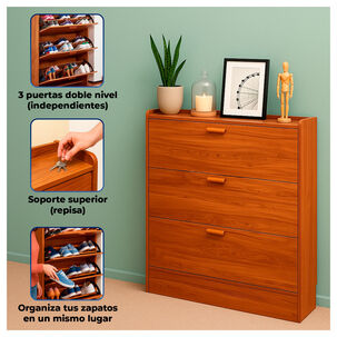 Zapatera Organizadora Vtrin Xxl Para 25 Pares Y Tallas Grandes Hasta 44