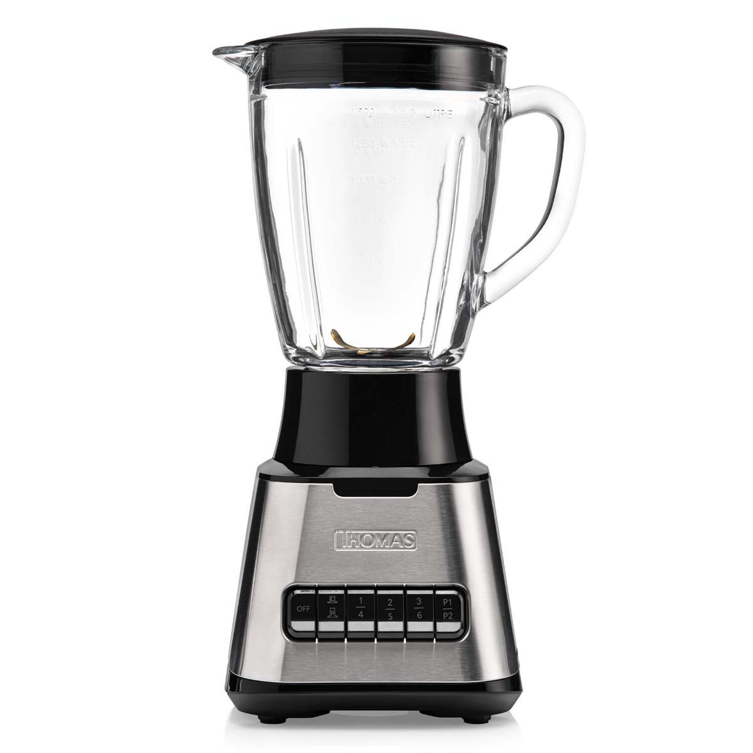 Licuadora Thomas Th410vi 1,5 Litros 600w Juguera Jarro De Vidrio 6 Velocidades M&aacute;s 2 Pulsos Cuchillas 4 Fold Titanium Blades Acople Met&aacute;lico Base Acer image number 0.0