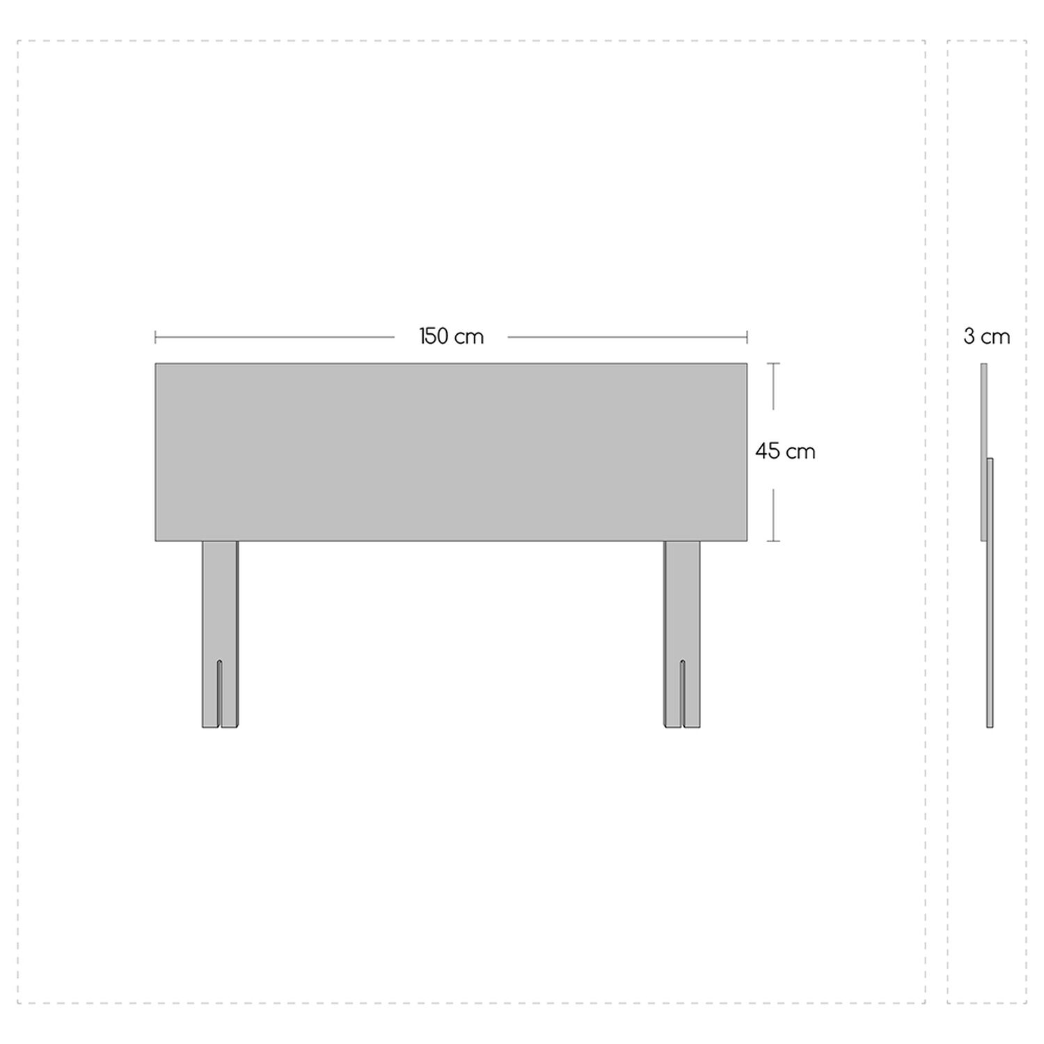 Cama Europea Celta Cadiz / 2 Plazas / Base Dividida + Respaldo + 2 Almohadas image number 6.0