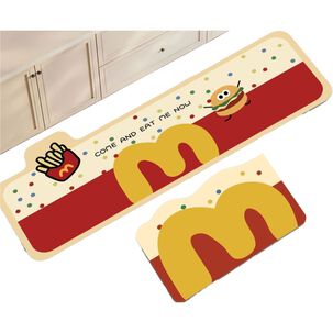 Set 2 Alfombra De Goma Para Cocina Piso Antideslizante Acg-13