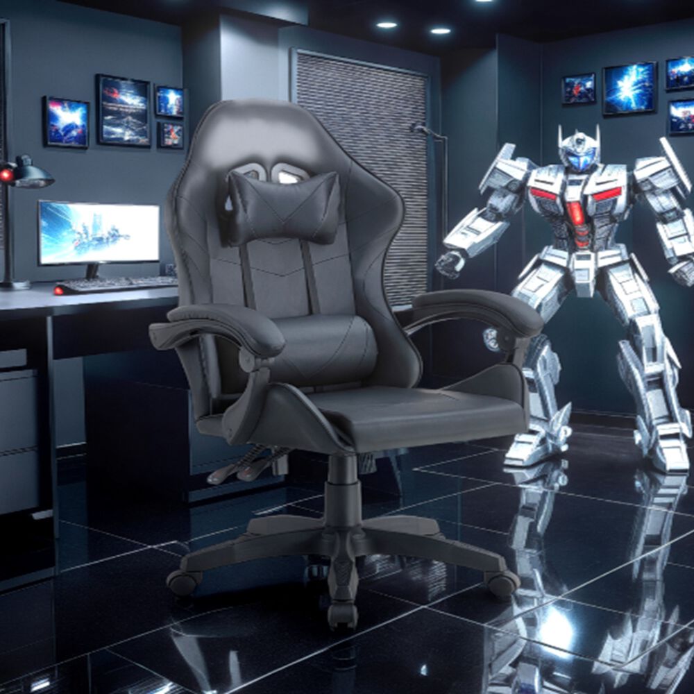 Silla Gamer Pro Tokio Ergonomica Reclinable Color Negro Bmg-17b Arthome image number 2.0