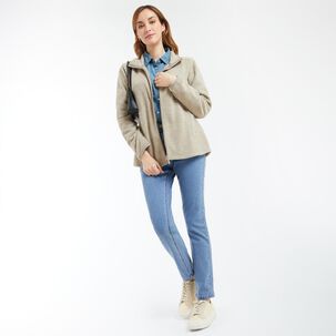 Polerón Básico Melange Cuello Redondo Mujer Geeps Polerón Básico Melange Cuello Redondo Mujer Geeps