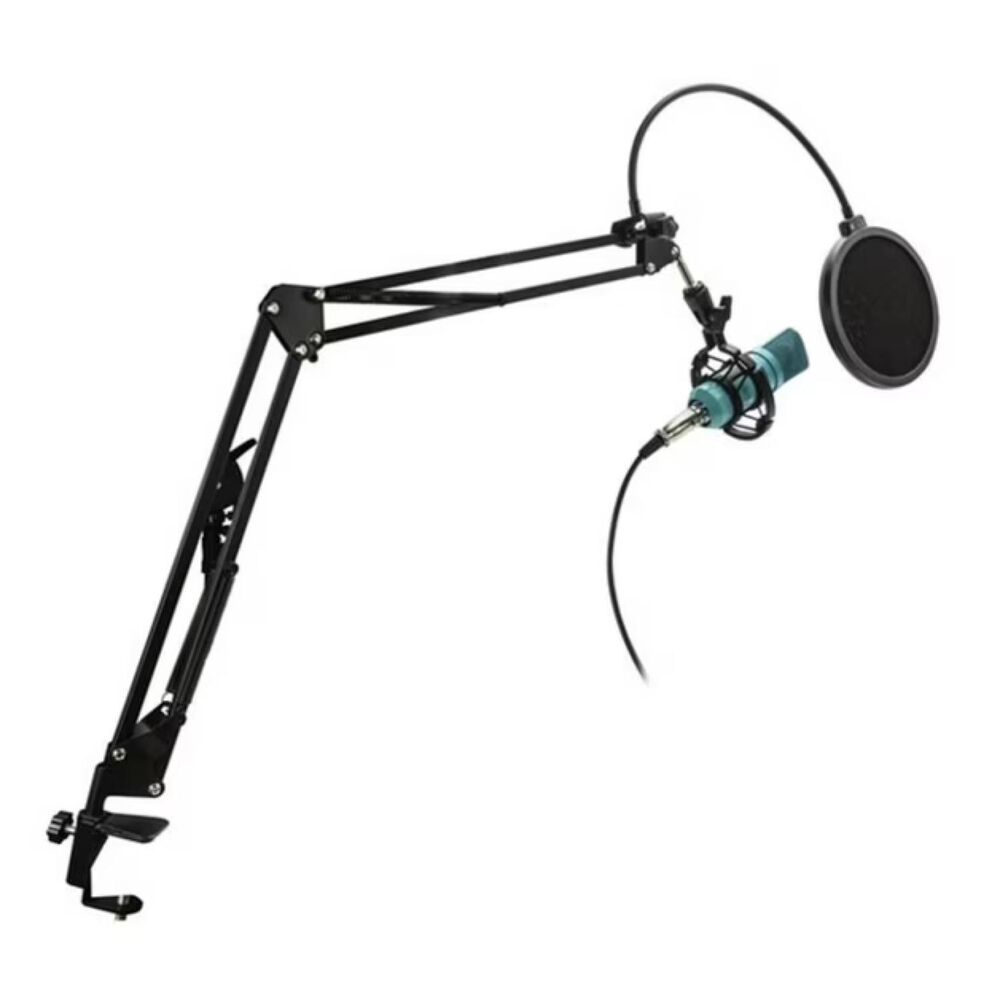 Kit Grabacion Estudio Microfono 4 En 1 Turquesa Kit68 image number 2.0