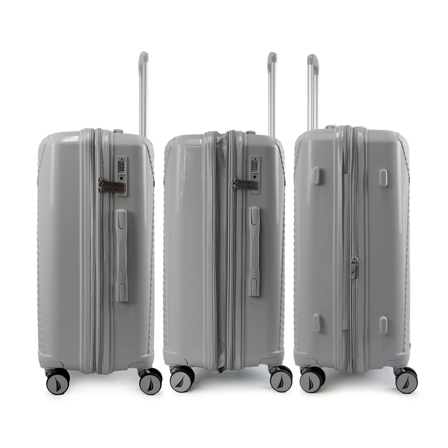 Pack 2 Maletas Nautica Niza Mediana 20kg Y Grande 23kg Gris image number 6.0
