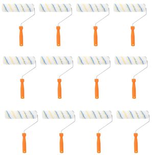 Set 12 Rodillos Chiporro Mango Plastico 33x23cm Para Pintar