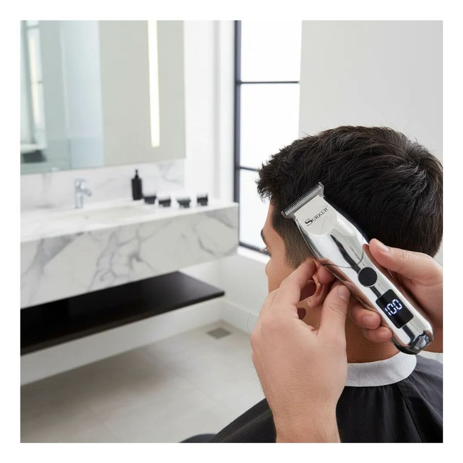 Cortadora De Pelo Profesional Surker Inal&aacute;mbrica image number 3.0