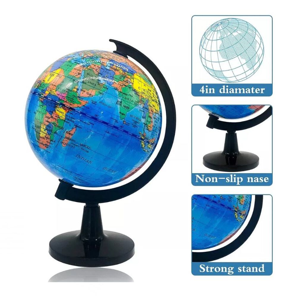 Esfera Globo Terraqueo Mapa Mundi 10cm image number 2.0