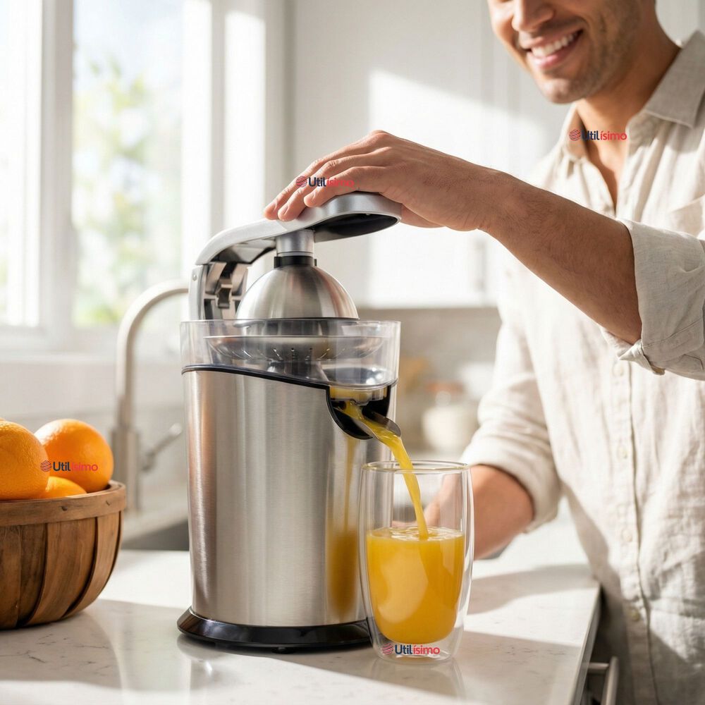 Exprimidor De C&iacute;tricos Oster De Acero Inoxidable Fpstju4200 Versi&oacute;n 2026 image number 0.0