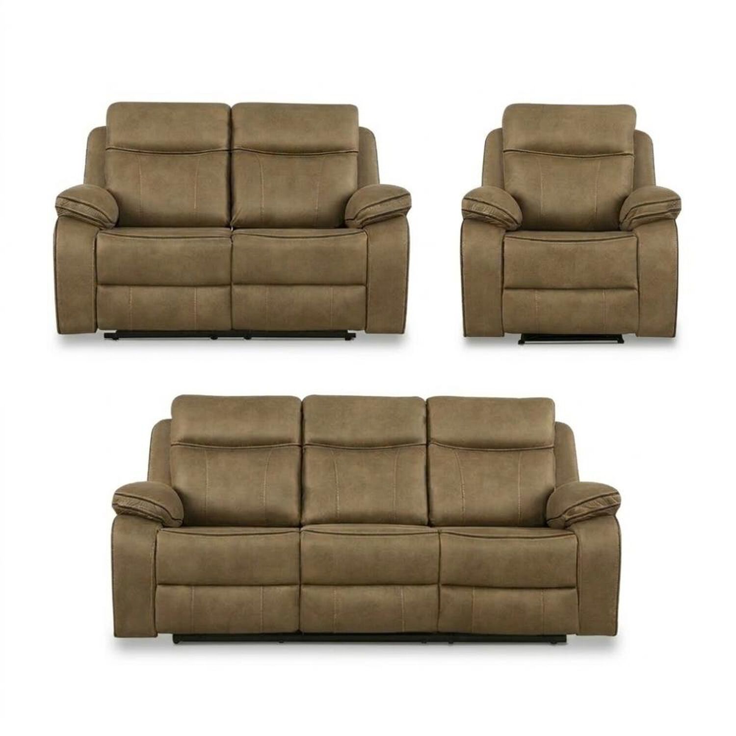 Juego De Living Reclinable Cic Sevilla / 3 Cuerpos + 2 Cuerpos + 1 Cuerpo image number 0.0