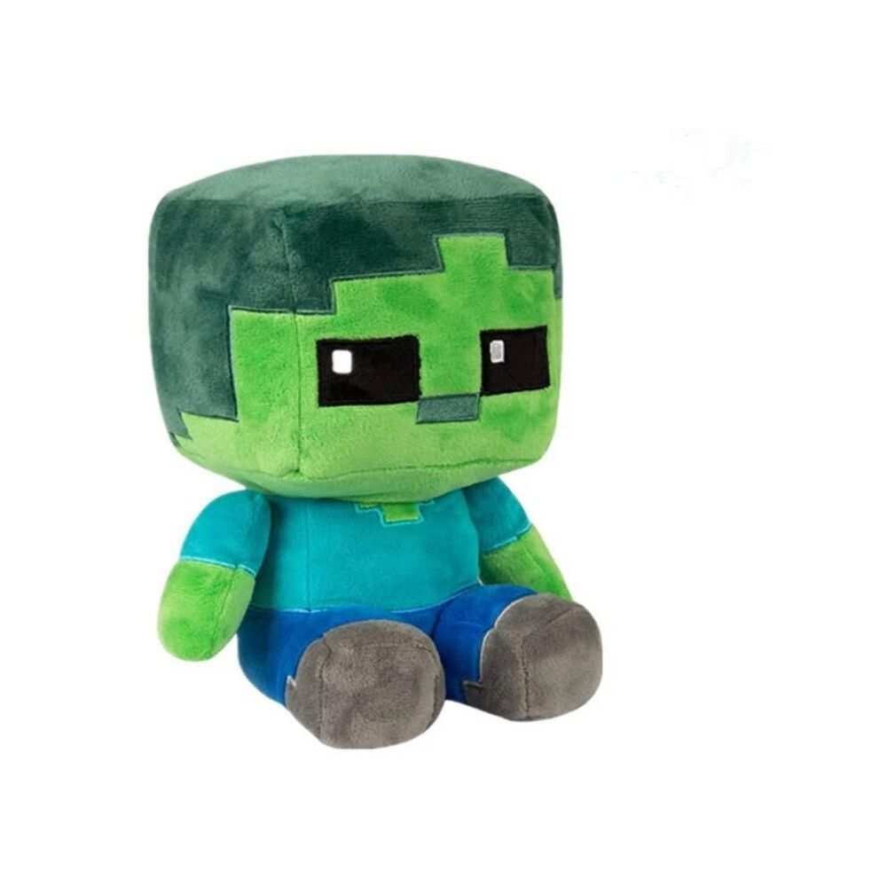 Peluches Zombie Steve Creeper 25cm image number 0.0