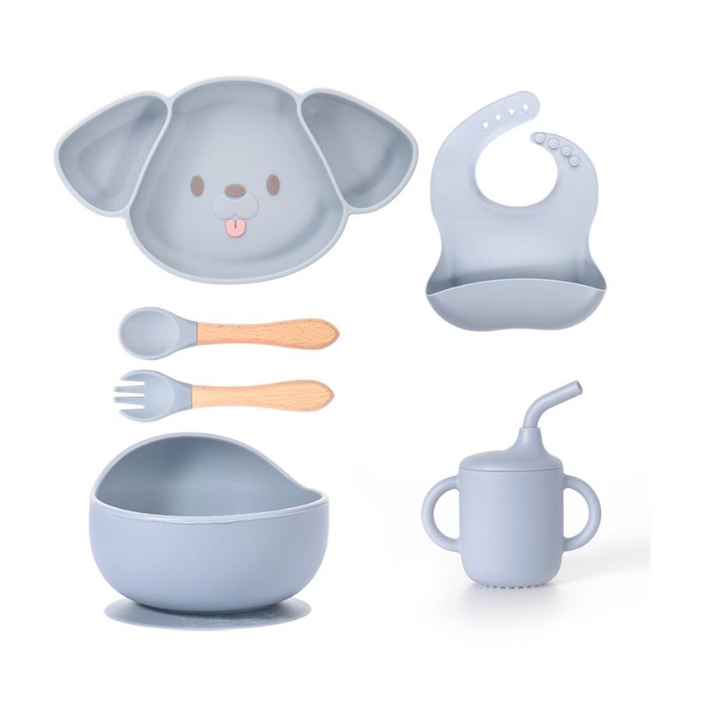 Set De Alimentación 6 Piezas Perrito Para Bebés image number 0.0