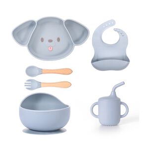 Set De Alimentación 6 Piezas Perrito Para Bebés