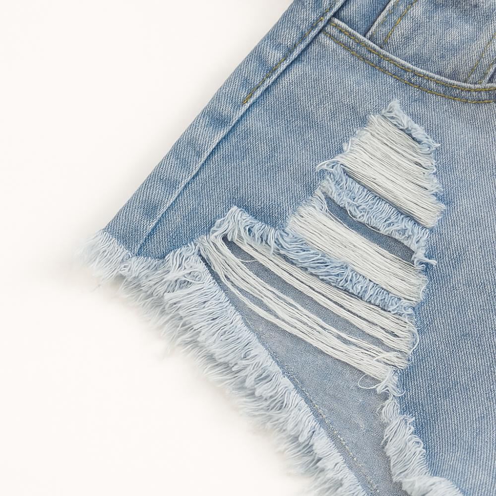 Short Jeans Mujer Mezclilla Denim Tiro Alto Excelente Horma image number 2.0