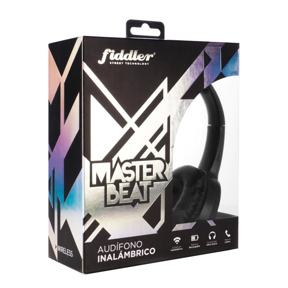 Audifonos Bluetooth Over Ear Negro Master Beat image number 3.0