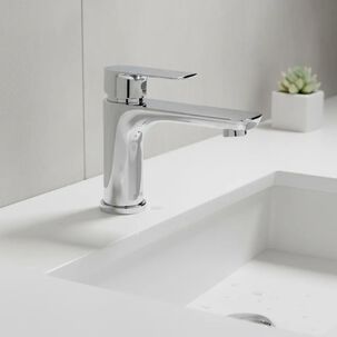 Monomando Llave Grifo Lavatorio Modelo Bruna Marca Stretto Color Cromo