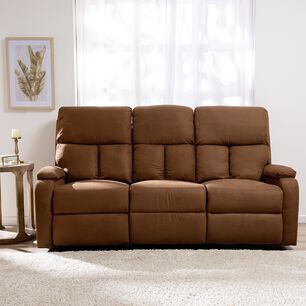 Sof&aacute; 3 Cuerpos Reclinable Moderno Matheus Vs8070s