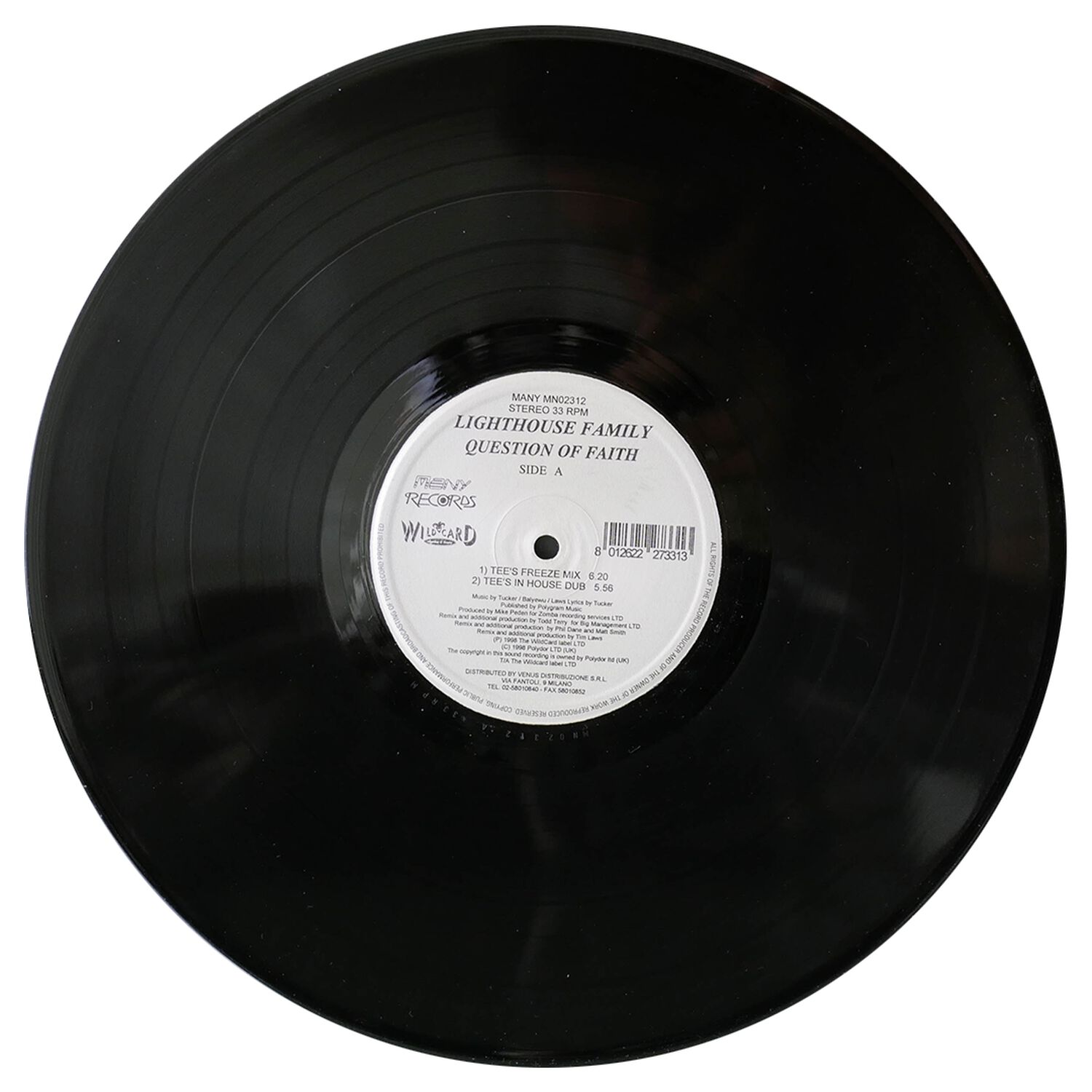 Lighthouse Family - Question Of Faith | 12" Maxi Single Usado image number 1.0
