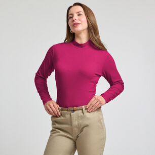 Polera Rib Manga Larga Cuello Beatle Mujer Geeps