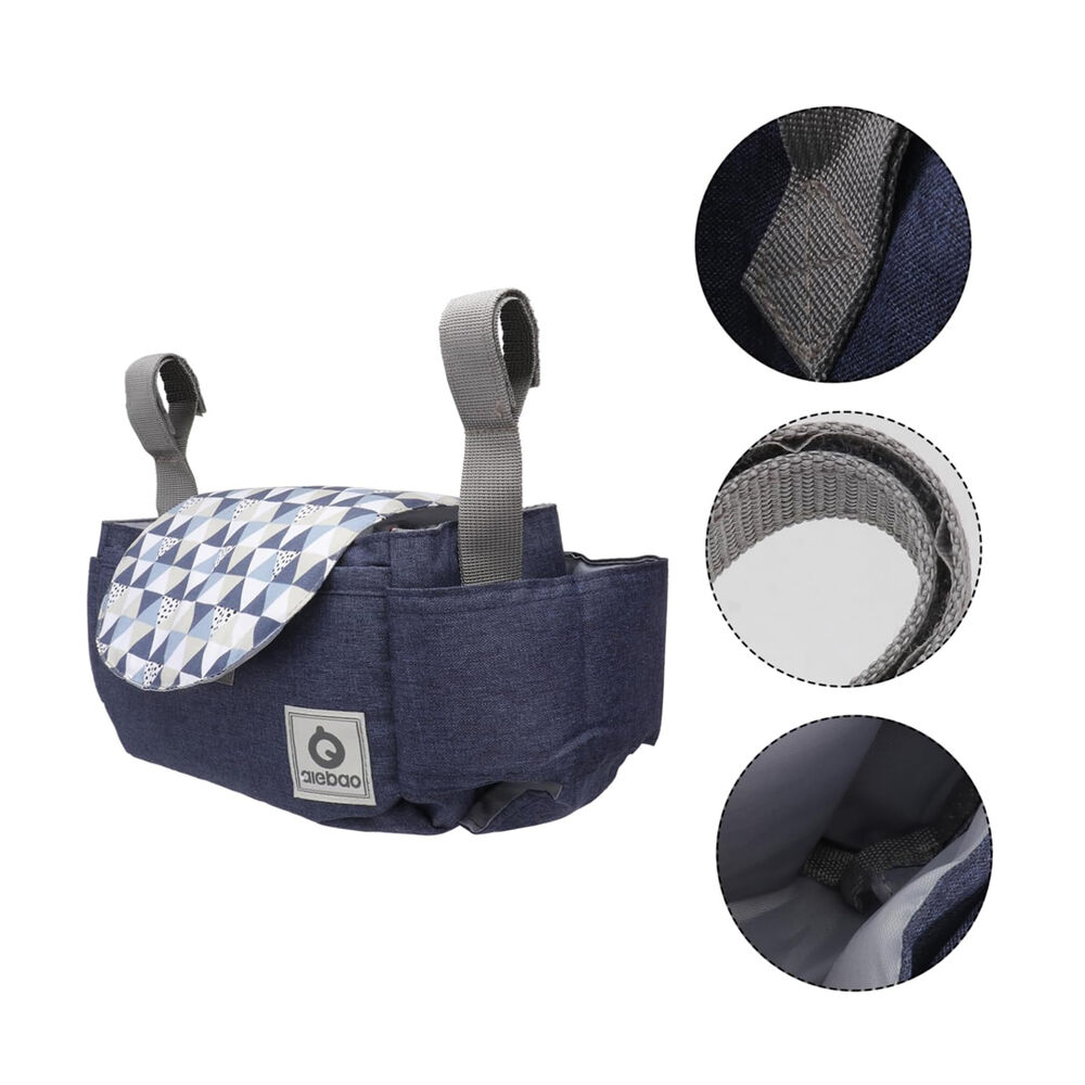 Bolso Maternal Colgante Para Coche De Bebé Azul - Babymine image number 0.0