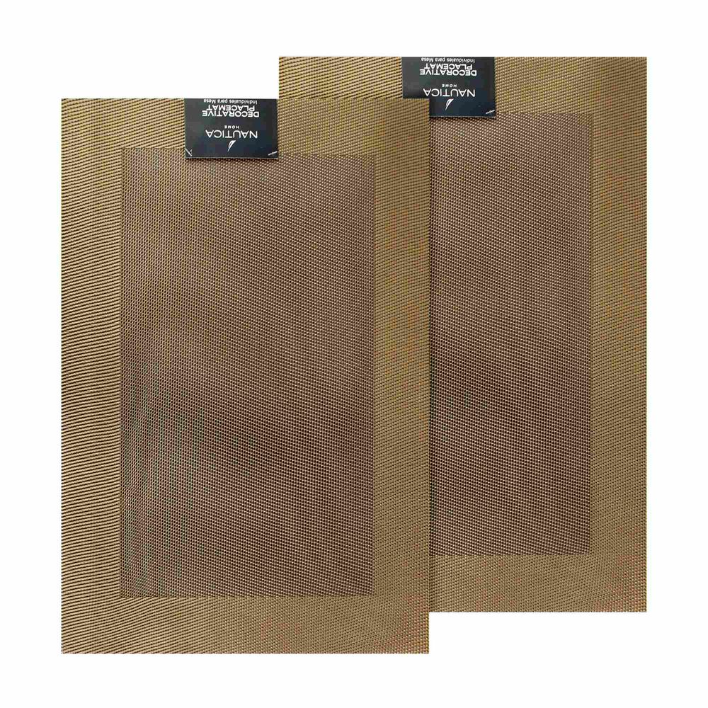 Pack 2 Individuales De Mesa Nautica Home 45x30cm Dorado image number 3.0