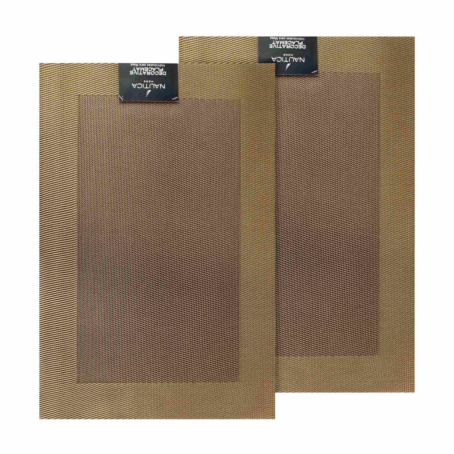 Pack 2 Individuales De Mesa Nautica Home 45x30cm Dorado image number 3.0