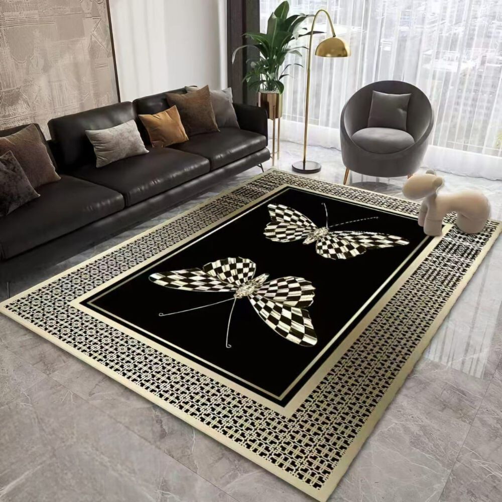 Alfombras Lisas Con Dise&ntilde;os Efecto 3d 200x240 Cm Md06 image number 0.0
