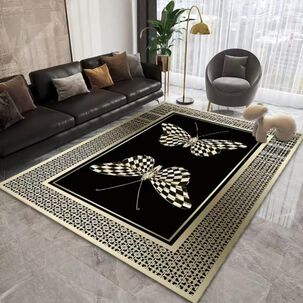 Alfombras Lisas Con Dise&ntilde;os Efecto 3d 200x240 Cm Md06