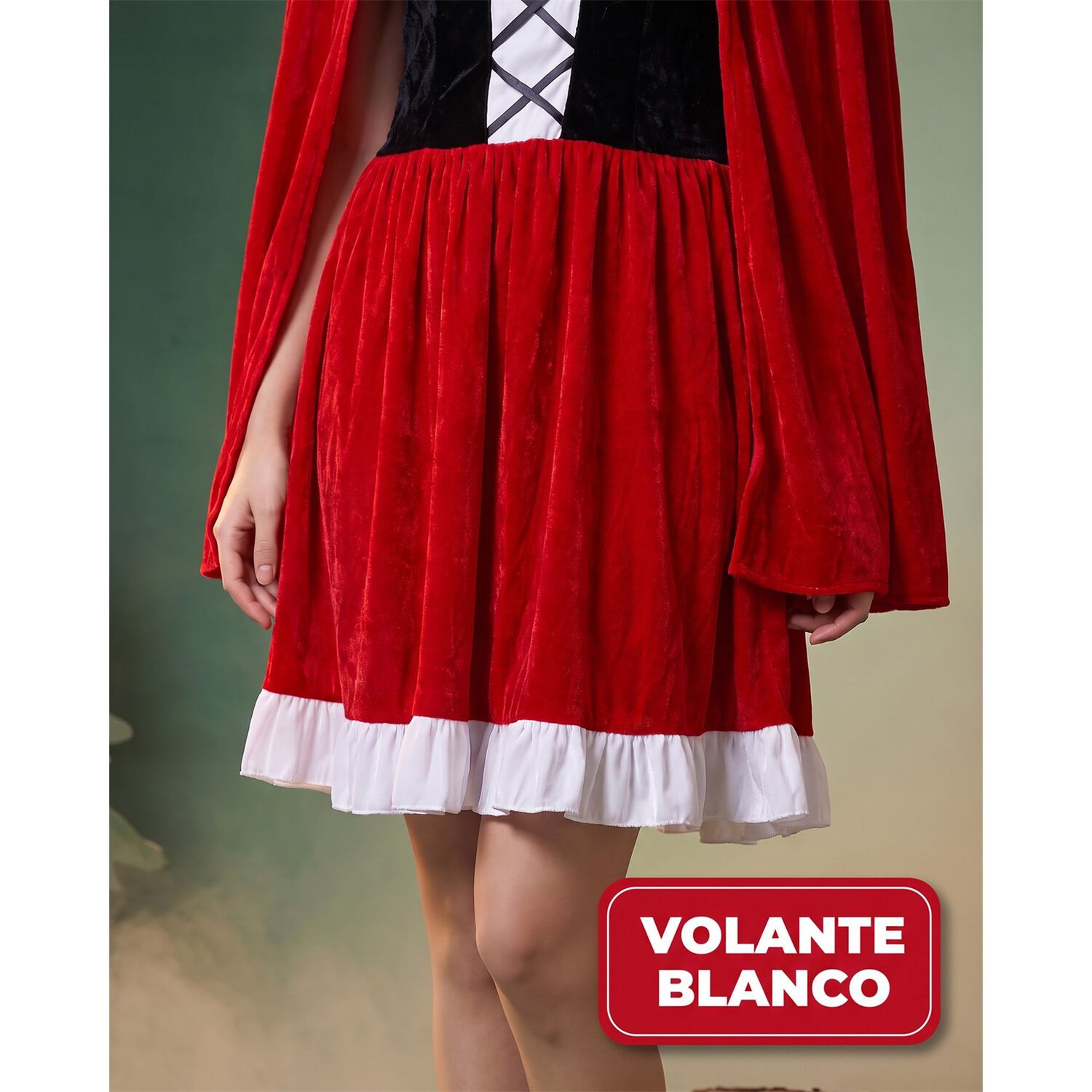 Disfraz Cuento Infantil Caperucita Roja Completo image number 33.0