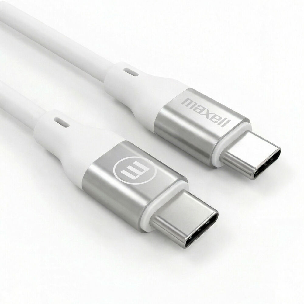 Cable Magn&eacute;tico 60w Usb C A Usb C Maxell 1.2 Metros Carga R&aacute;pida Blanco image number 5.0