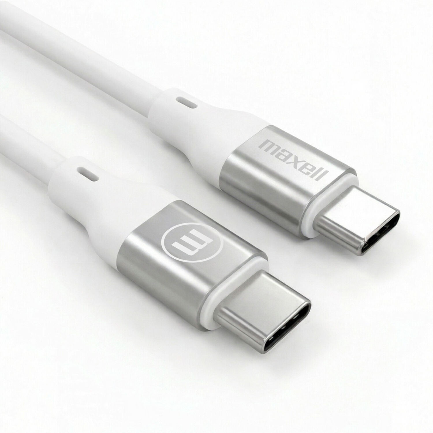 Cable Magn&eacute;tico 60w Usb C A Usb C Maxell 1.2 Metros Carga R&aacute;pida Blanco image number 5.0