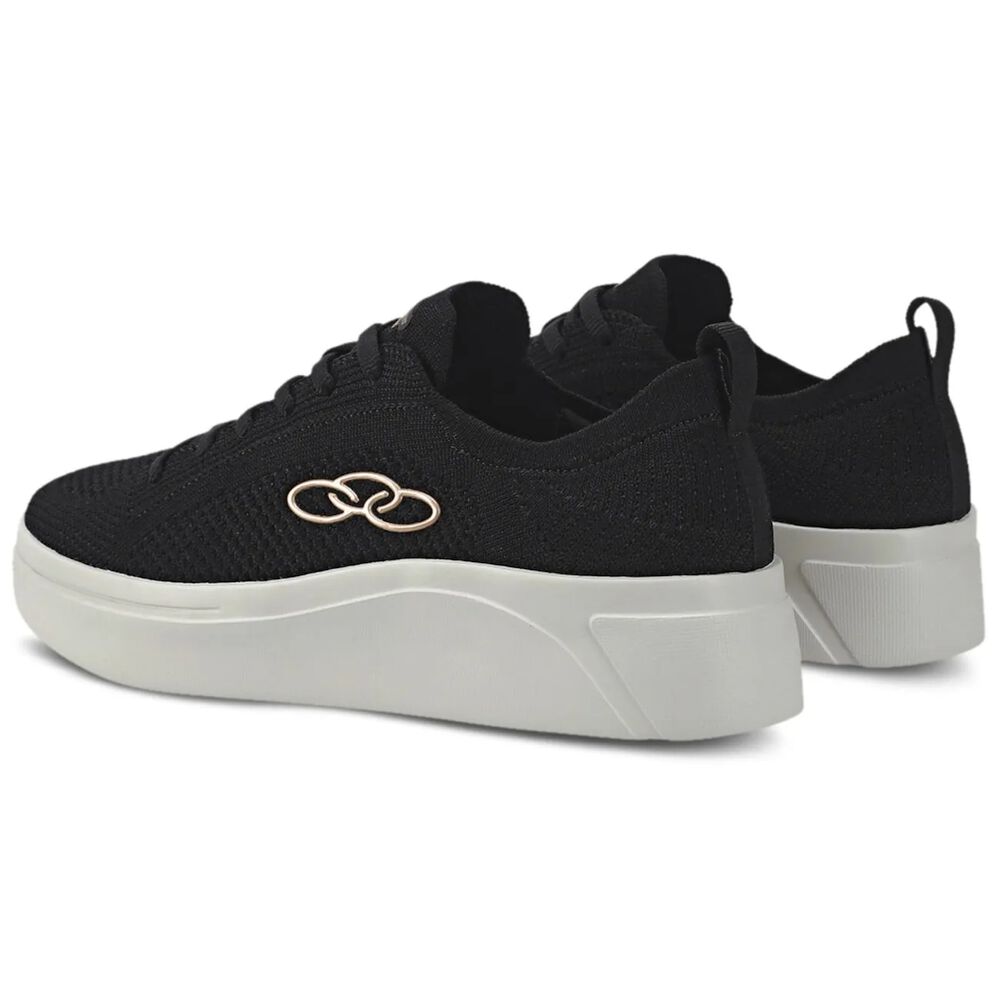 Zapatilla Mujer Plato Negro image number 3.0
