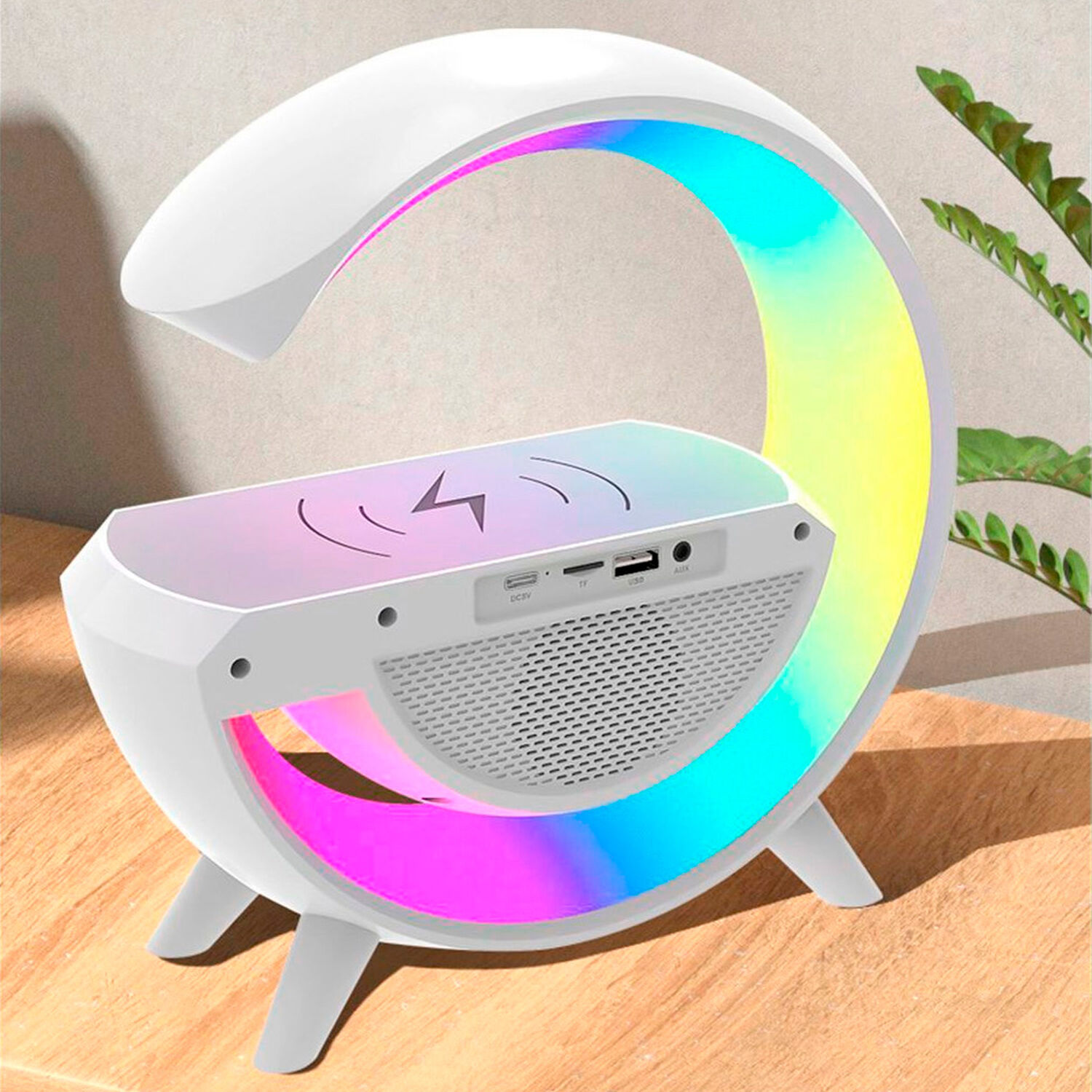 Parlante Inal&aacute;mbrico Bluetooth Kolke 5 En 1 L&aacute;mpara Cargador image number 7.0