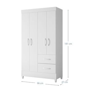 Cl&oacute;set Vekkahome Mobi / 10 Puertas / 4 Cajones