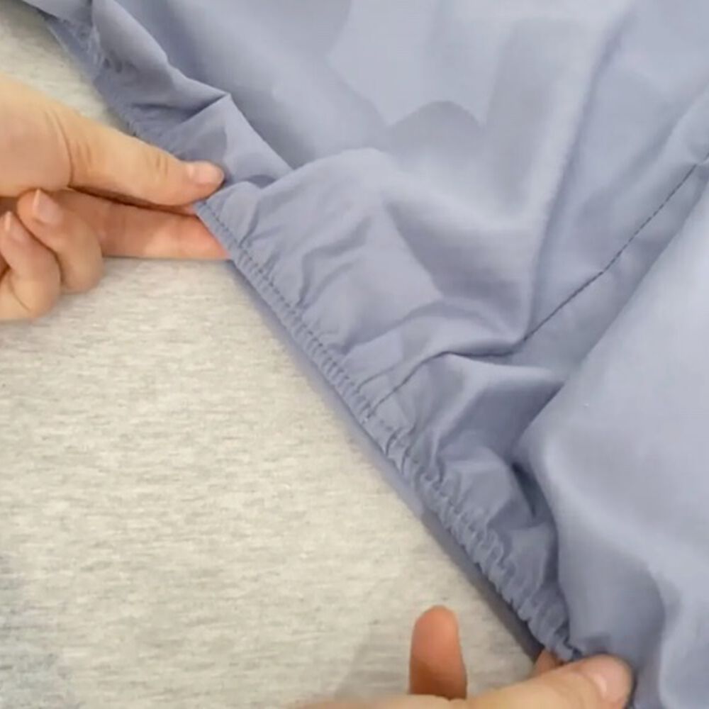 Juego De S&aacute;bana 2 Plazas 4 Piezas Morada image number 2.0