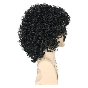 Set Disfraz Afro Retro Hombre Años 80 Onda Disco Pelo